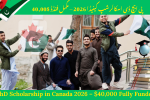 PhD Scholarship in Canada