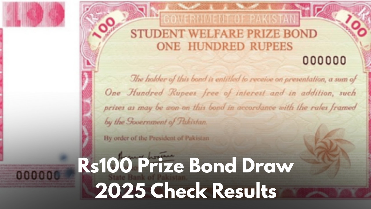Rs100 Prize Bond Draw November 2025 Hyderabad – Check Results
