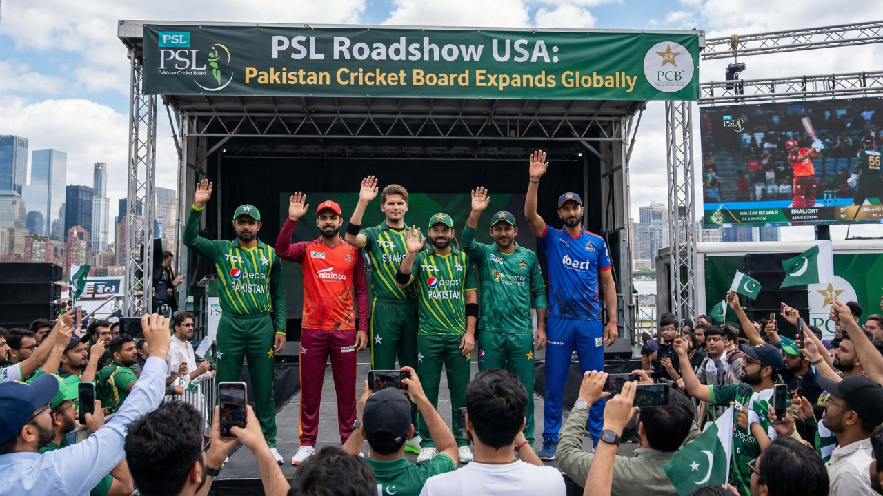 PSL Roadshow USA: Pakistan Cricket Board Expands Globally