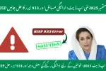 Payment Delays & 933 Error Fix Explained: BISP Latest Update December 2025
